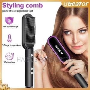 Hot-Air Hair Styling Comb Straightener Hair Brush