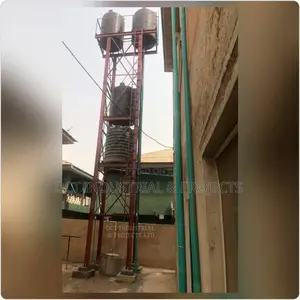 12mtrs Height Steel Elevated Water Tanks Stand Fabrication