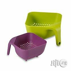 Two In One Plastic Sieve Colanders