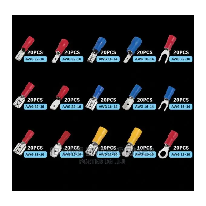 Electric 280pcs Wire Cable Connectors Crimp Terminals Set