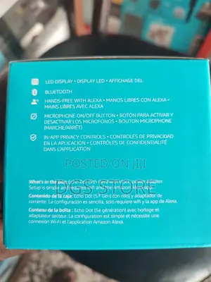 Amazon Echo Dot 5th Generation With Clock Speaker (2022)