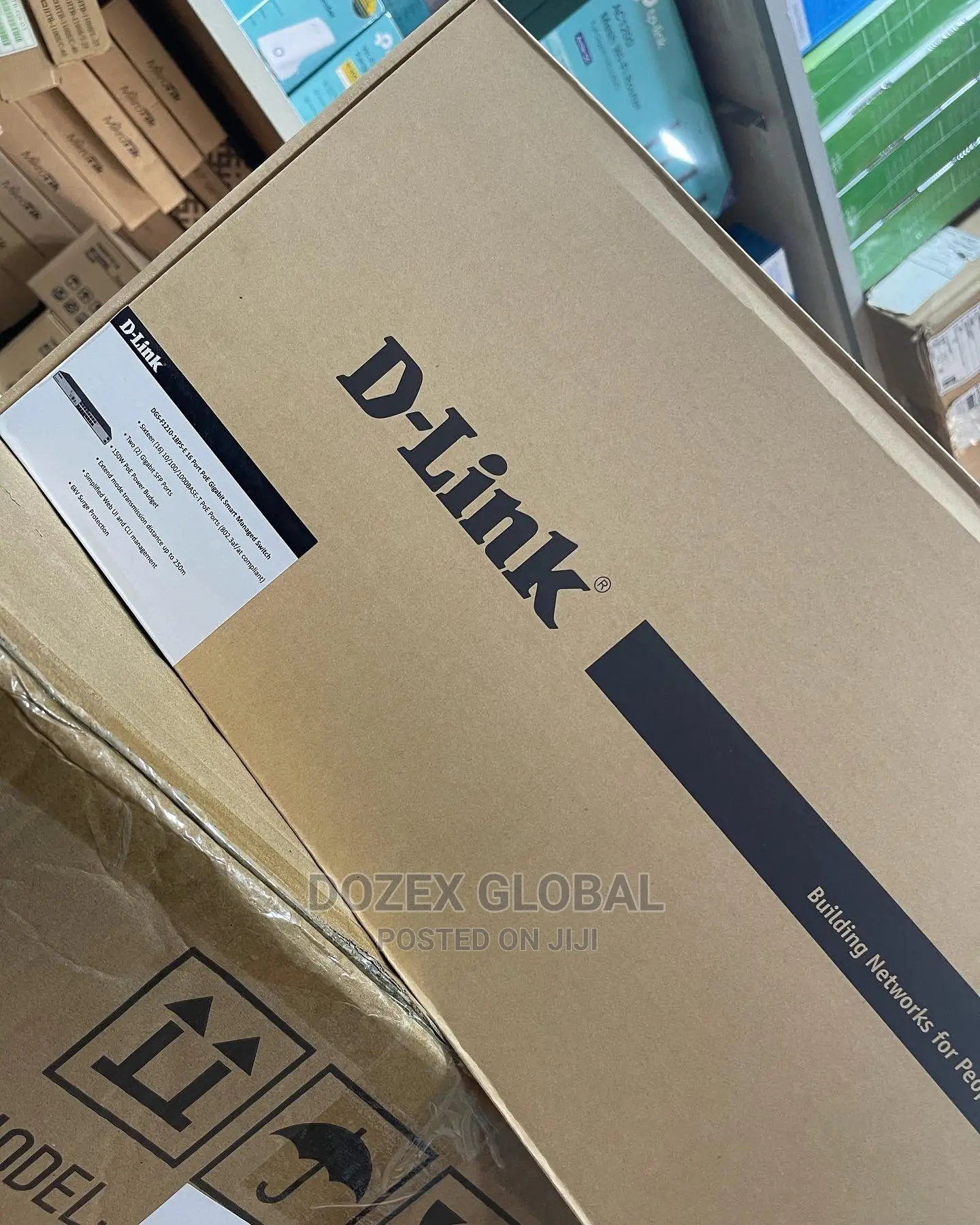 D-link 16 Ports Gigabits And Poe Managed Switch