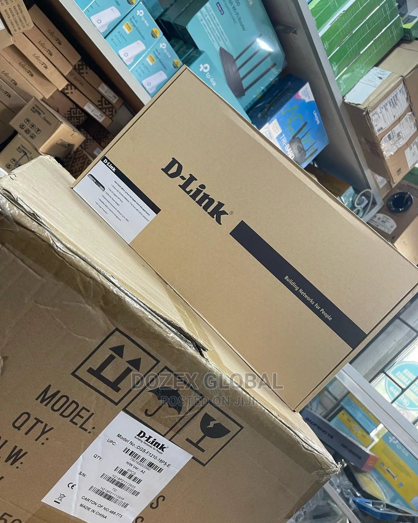 D-link 16 Ports Gigabits And Poe Managed Switch