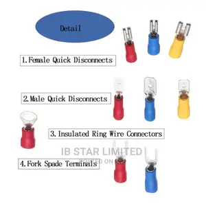 Assorted Electrical 280pcs Cable Connector Crimp Spade Kits