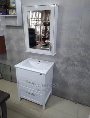 Cabinet With Mirror ( Water Resistant)Pvc
