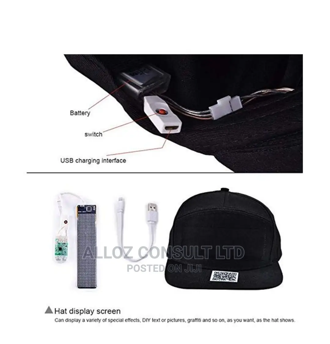 Bluetooth Led Light Cap Programmable Night Publicity Led