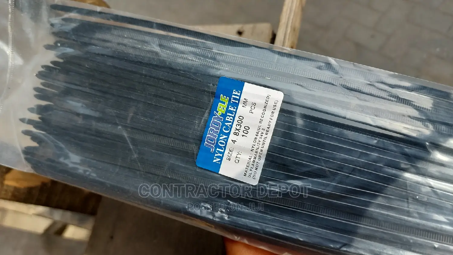 Black Cable Tie - 100pcs All Sizes