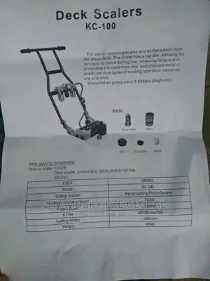 Pneumatic Deck Scaling Machine