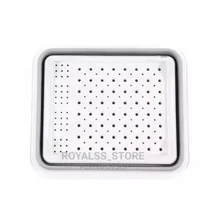 Foldable Silicone Dish Drainer Rack