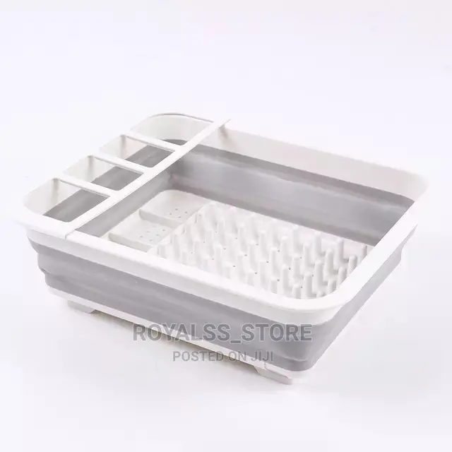 Foldable Silicone Dish Drainer Rack