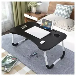 Multifunctional Foldable Laptop Table With Cup Holder