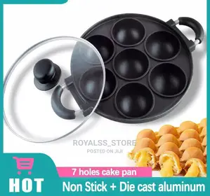 Non Stick Masa/Cake Pan With Glass Lid