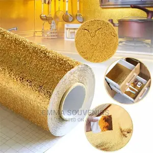 Golden Marble Wallpaper Stickers