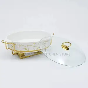 Ceramic Chafing Dishe Plate