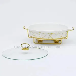 Ceramic Chafing Dishe Plate