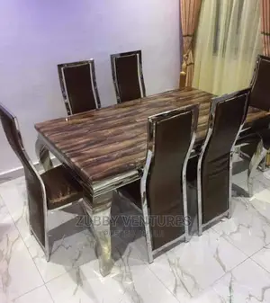 Brand New Quality Marble Dining Which Quality Six Chairs