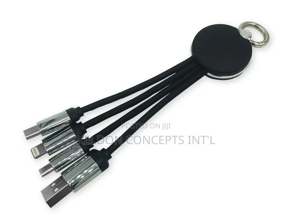 Light Up Keyring Fast Charging Cables 2sides Led -50