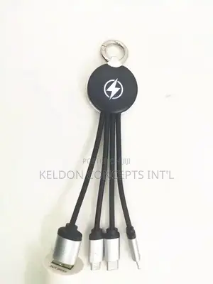 Light Up Keyring Fast Charging Cables 2sides Led -50