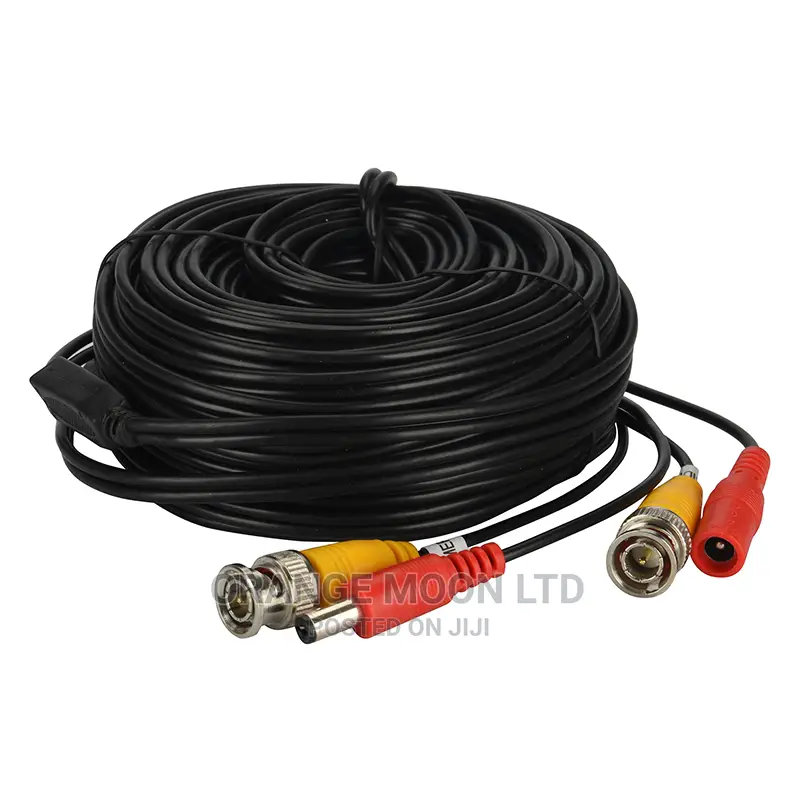 Readymade BNC Cable BNC + DC Connector Copper Core CCTV