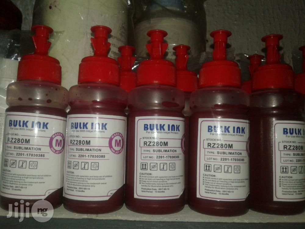 Sublimation Inks.