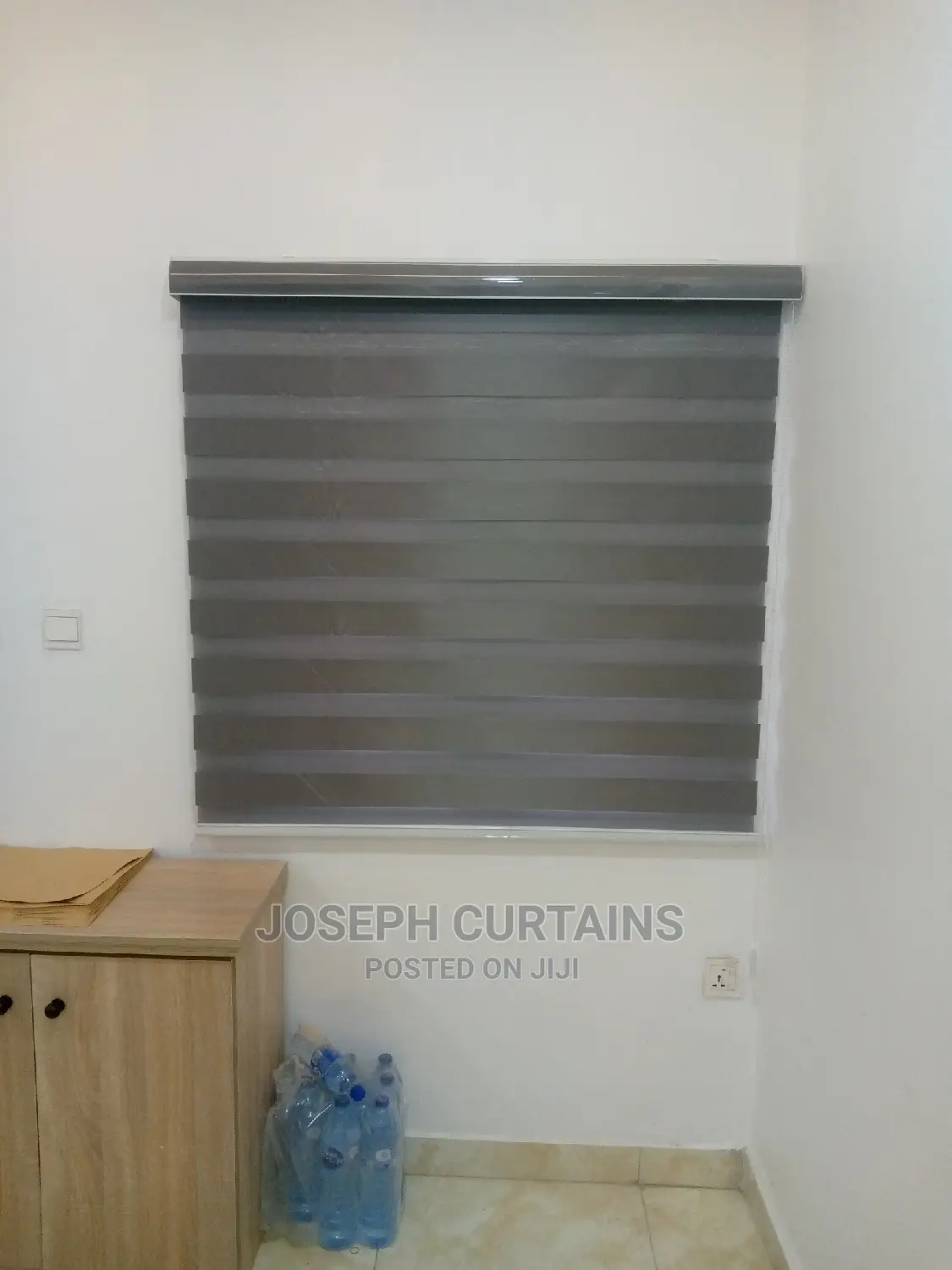 Gray Window Blinds