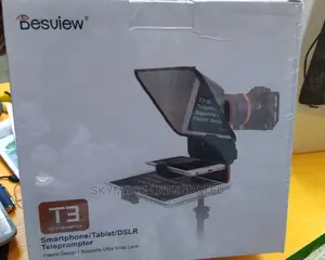 Desview T3 Teleprompter Per Tablet E Smartphone Fino A 11 Pollici – Vetro 70/30, Telecomando, Supporto Per DSLR E Riprese Verticali