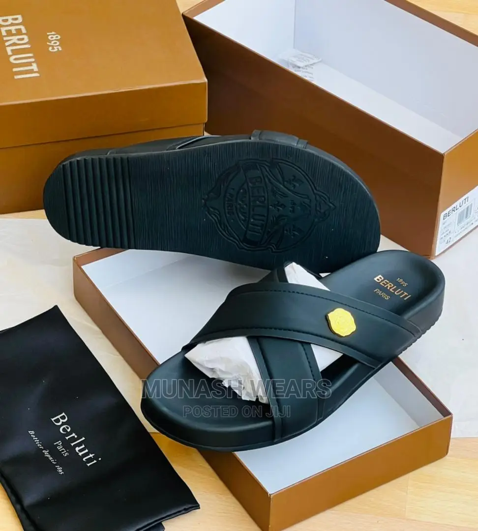 Berluti Leather Slipers