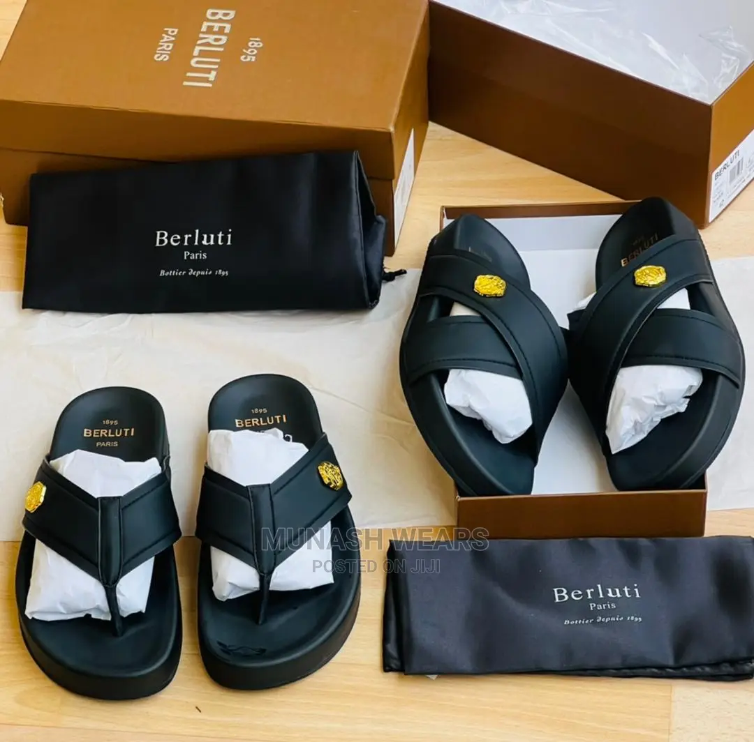 Berluti Leather Slipers