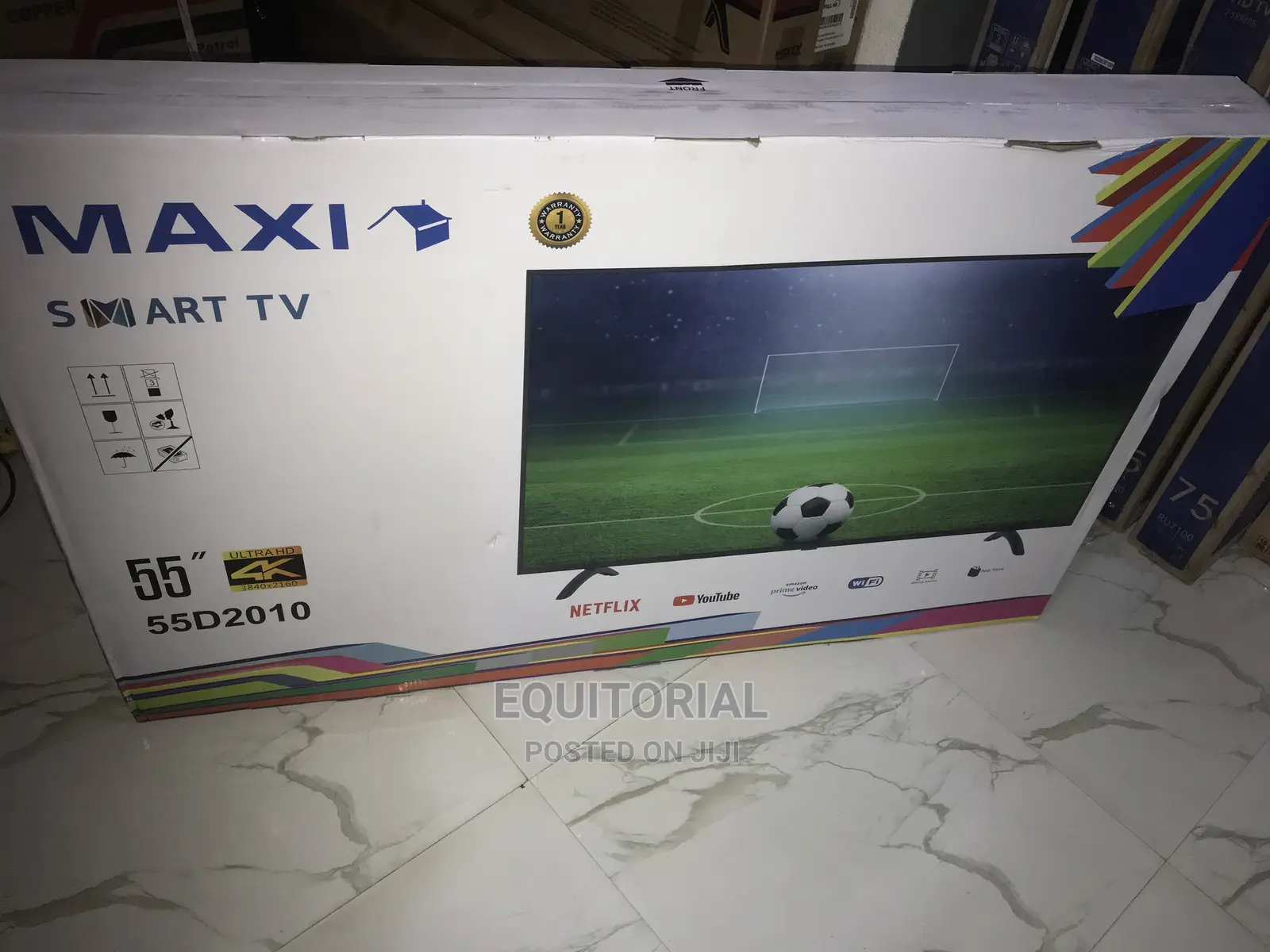 55 Inches MAXI Smart TV,USB , HDMI +NETFLIX