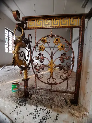 Rosette Cumbi Turkish Wrought Iron Rail