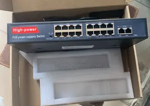 Smart 16ports Gigabits 10/1000mbps Poe Switch With 2 Uplink