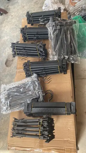 Packs of Black Clip Hangers
