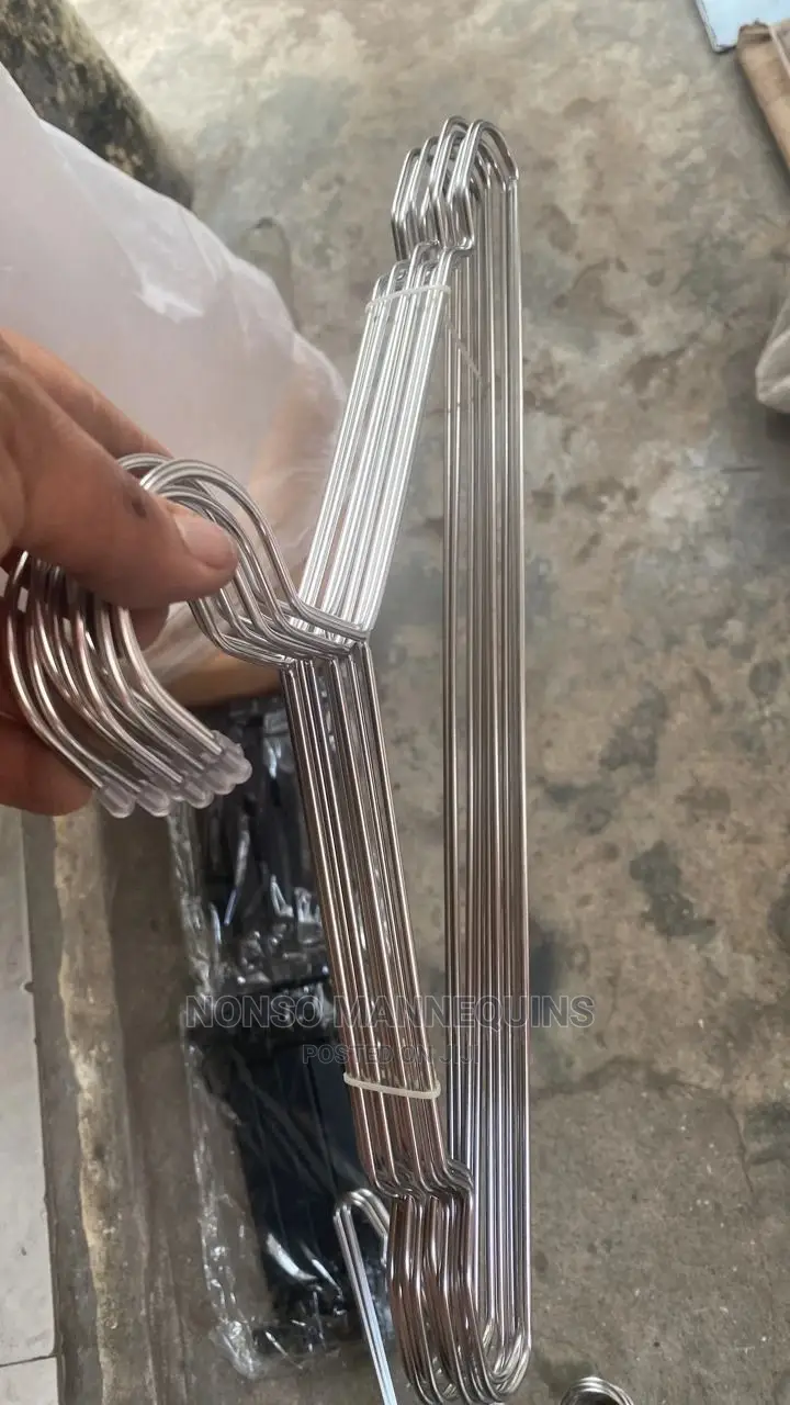 Plain Imported Silver Stainless Hangers