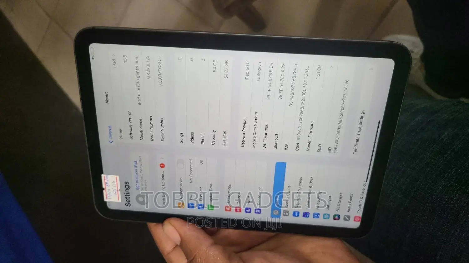 Apple iPad mini (2021) 64 GB Gray