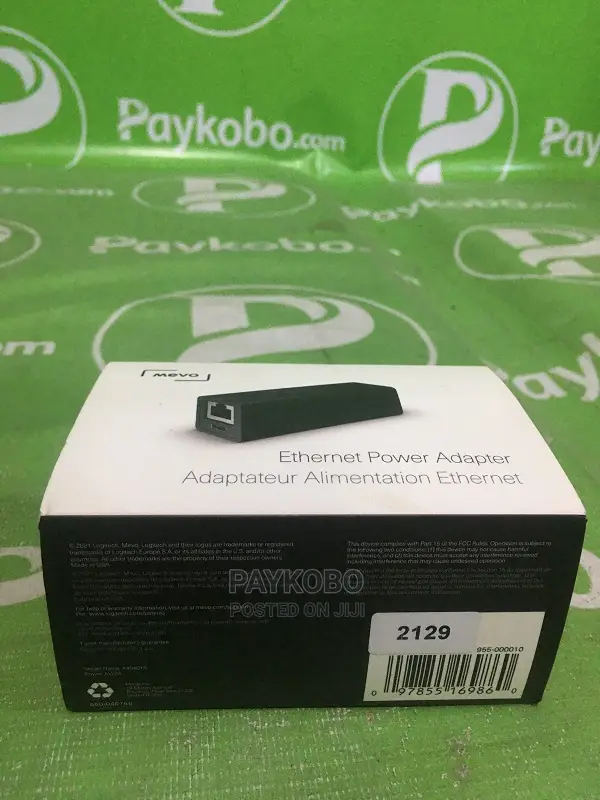 Logitech Mevo Ethernet Power Adapter