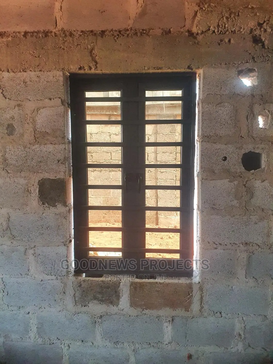 3by5 Gray Casement Window
