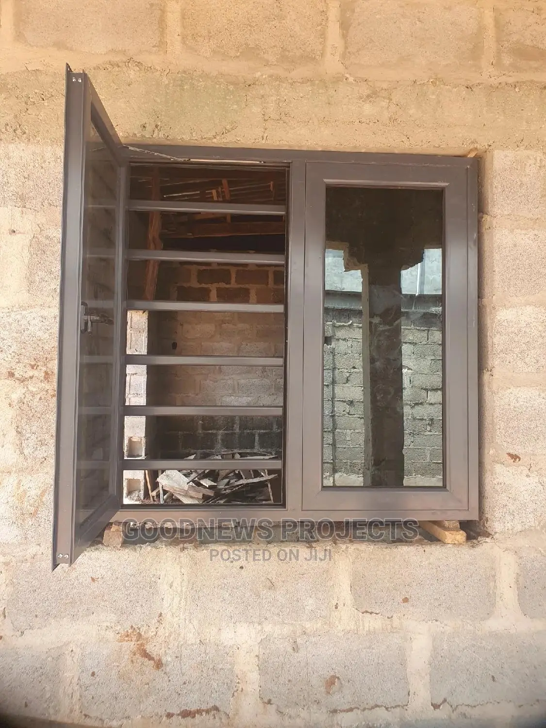 4ft Grey Casement Window