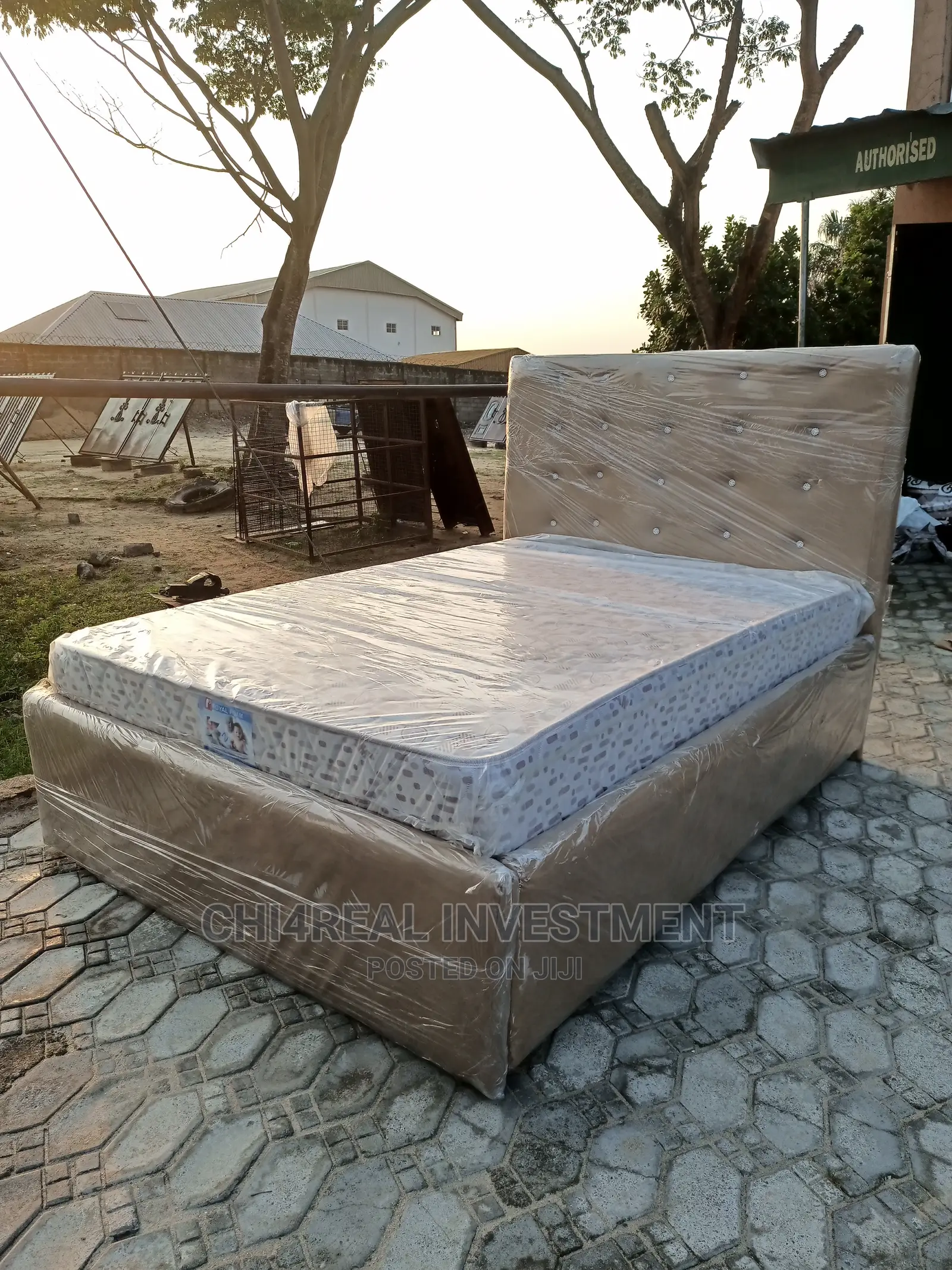 4.5 by 6 LEATHER QUALITY BEDFRAME