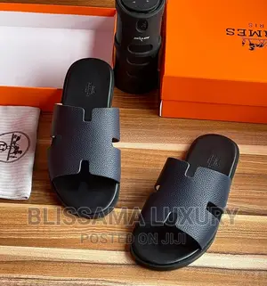 Quality Hermes Men Pam Slippers