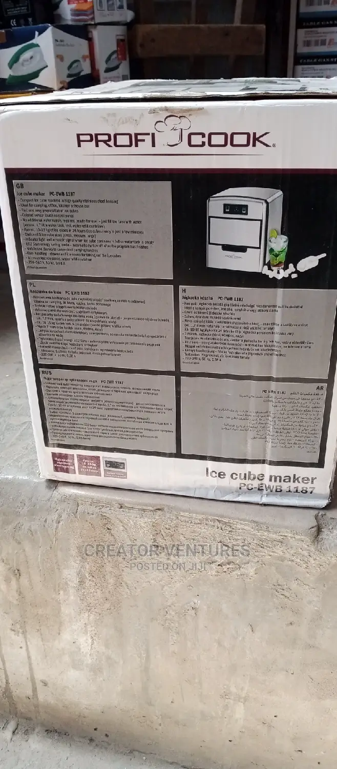 PROFI COOK Ice Cube Maker Machine,5 In1,Very Durable,