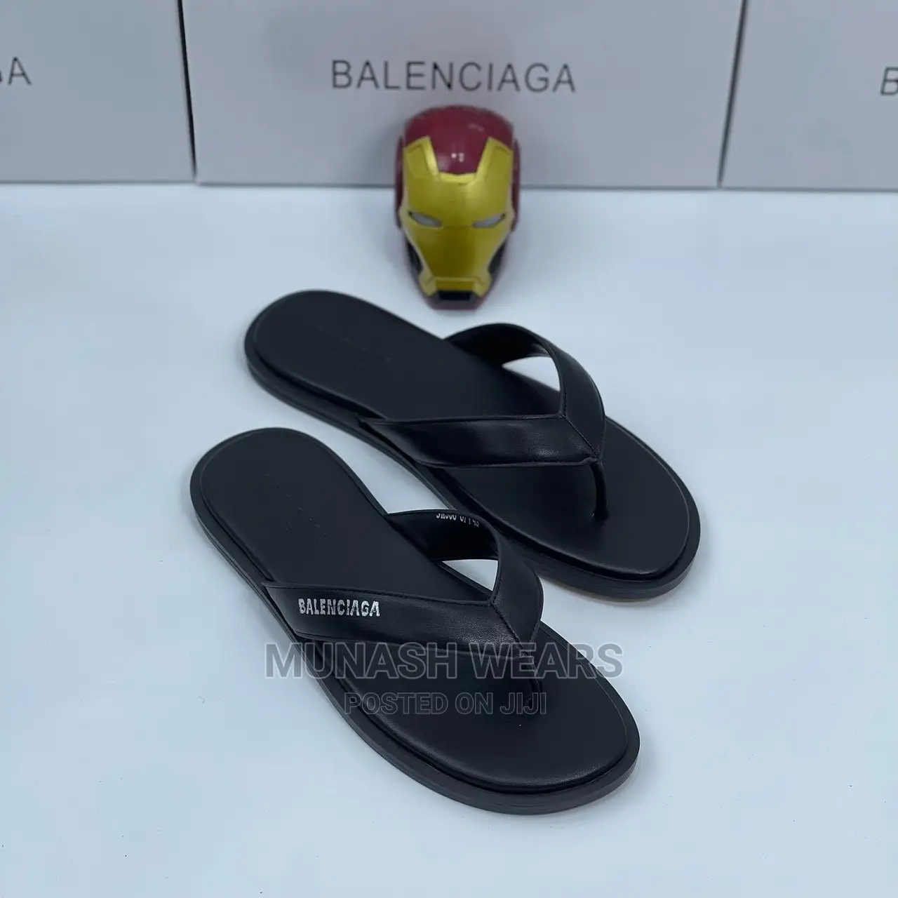 BALENCIAGA Leather Slipers