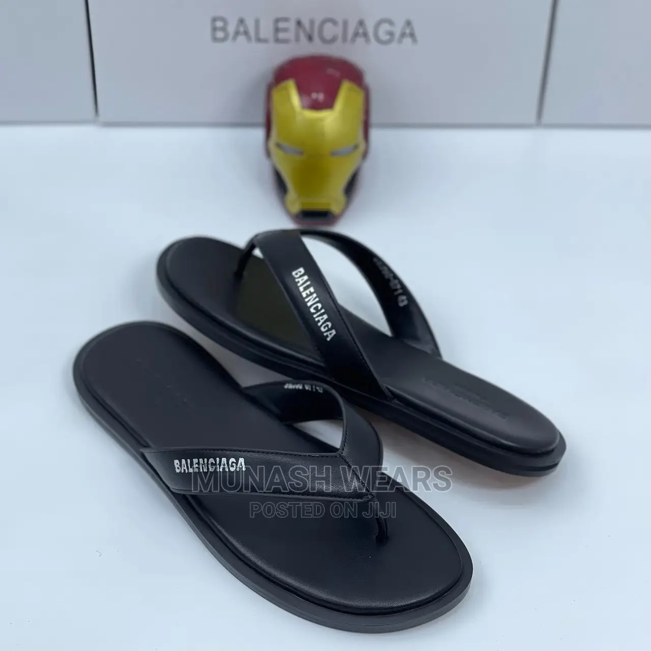 BALENCIAGA Leather Slipers