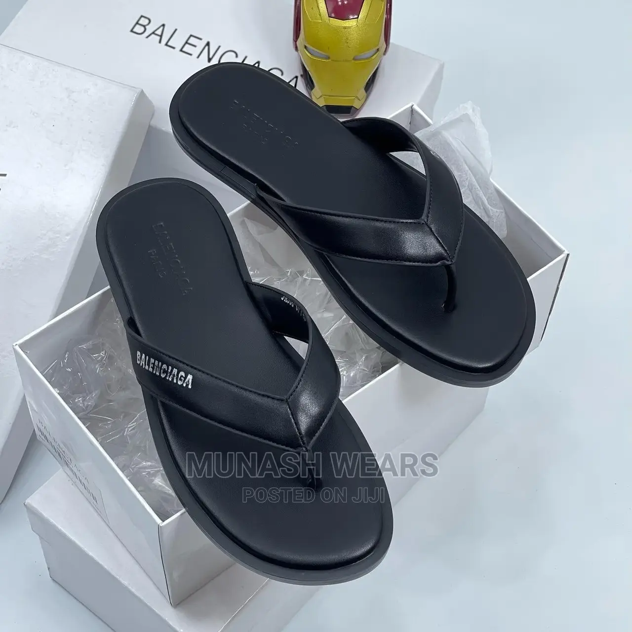 BALENCIAGA Leather Slipers