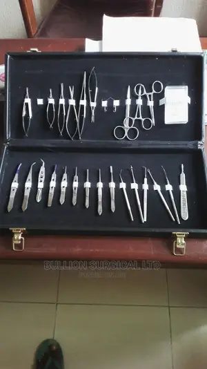 Contris a Collection of Different Ophthalmic Tools Necessary
