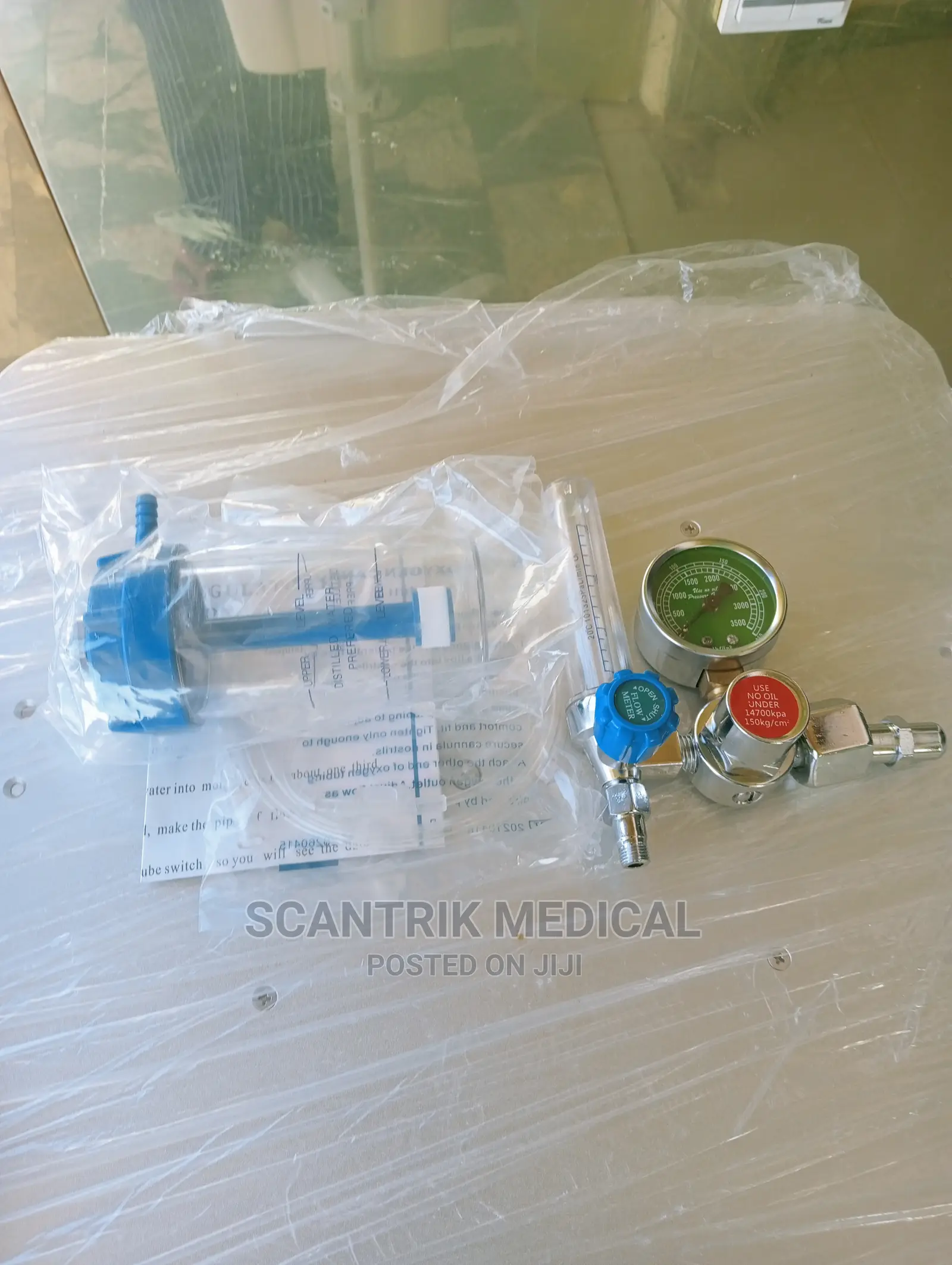Oxygen Flow Meter, Flow Rate for Clinical