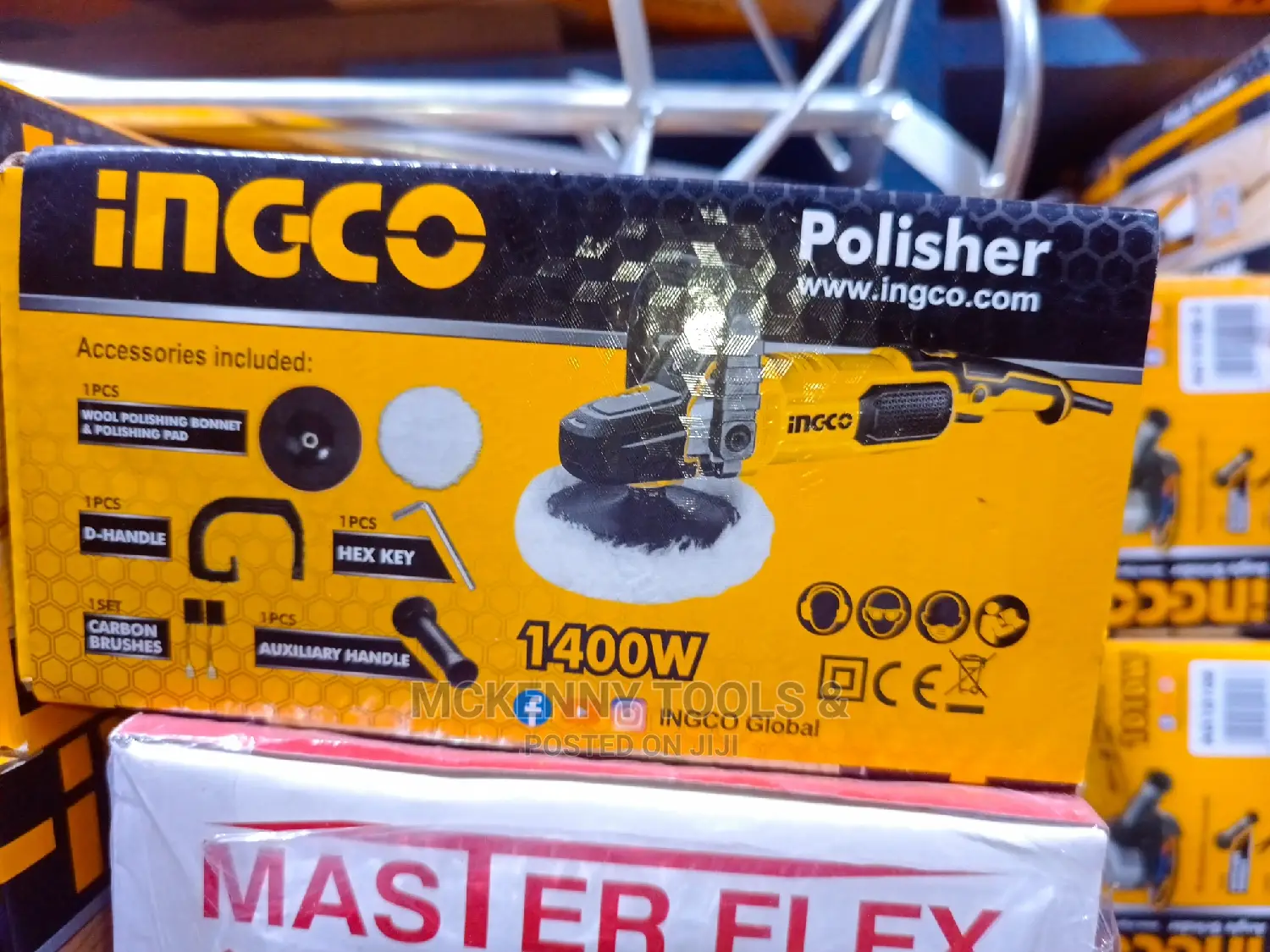 Ingco 1400W Angle Polisher Machine Polisher Grinder