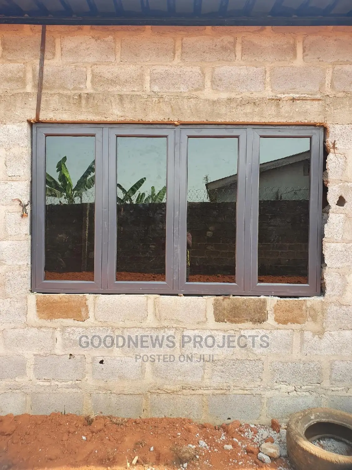 4panels Aluminium Casement Window