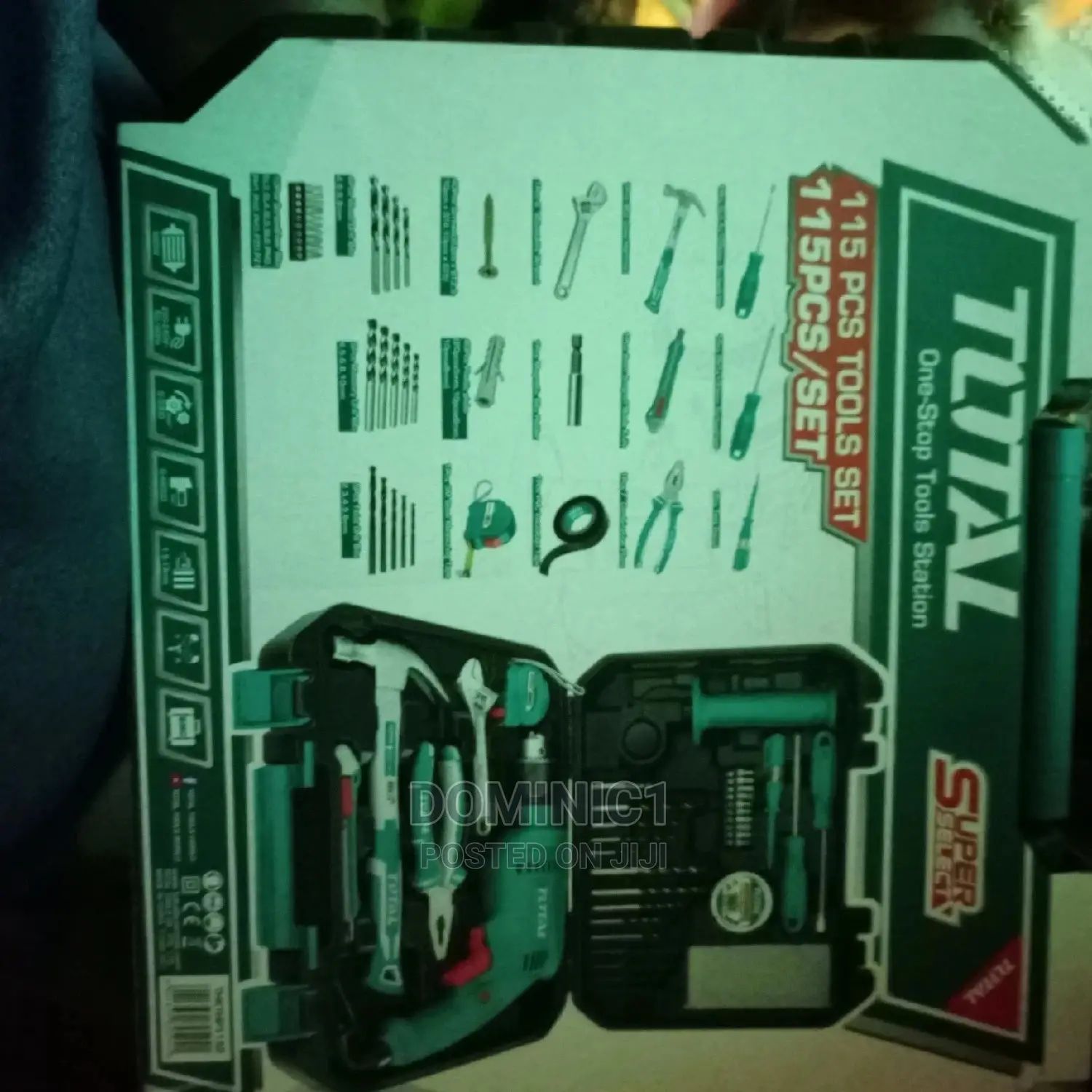 Total Drill Machine and Tools 115 Tools