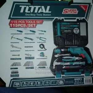 Total Drill Machine and Tools 115 Tools