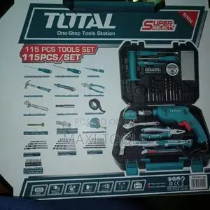 Total Drill Machine and Tools 115 Tools